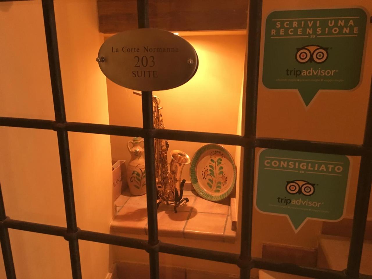 Guest House La Corte Normanna 夏卡 外观 照片